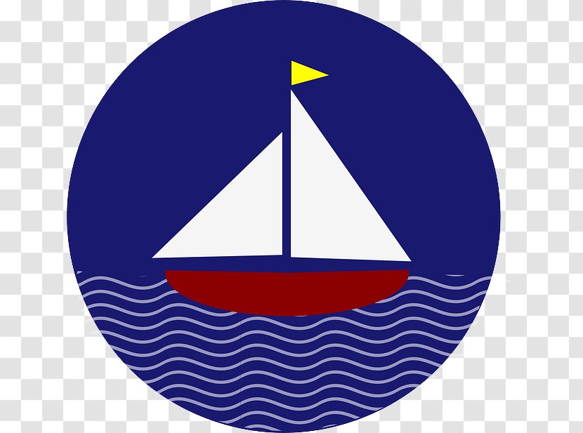 Cobalt Blue Sailboat Boat Electric Sail - Watercraft Logo Transparent PNG
