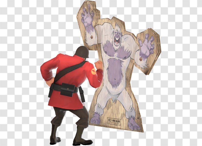 Team Fortress 2 Yeti Punch Taunting Steam - Wiki - Figurine Transparent PNG