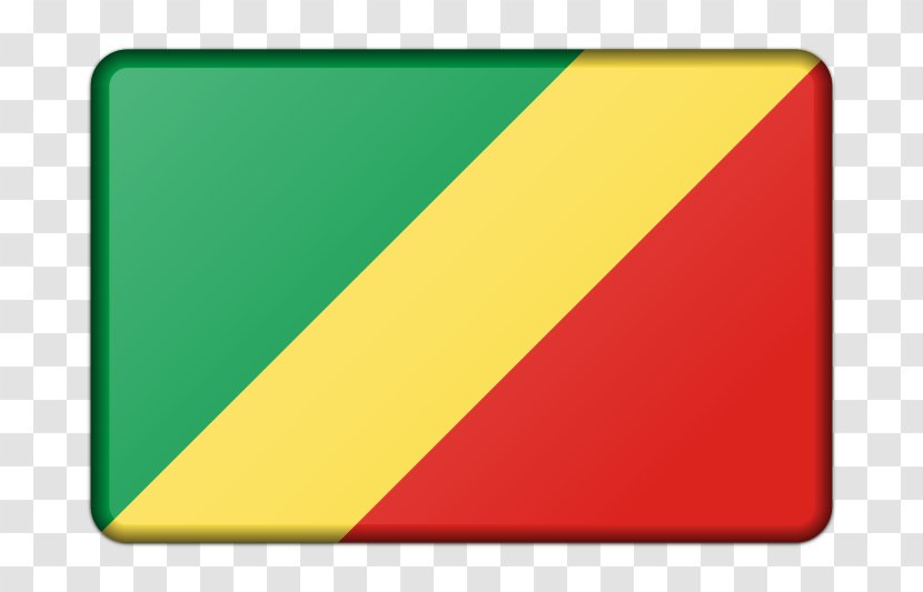 Flag Of The Democratic Republic Congo - Yellow - Adapted PE Banner Transparent PNG