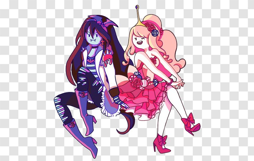 Marceline The Vampire Queen Princess Bubblegum Chewing Gum Flame Fionna And Cake - Flower Transparent PNG