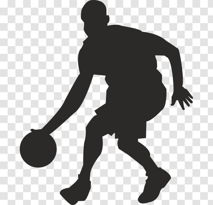 Basketball Jump Shot Sport Clip Art - Black Transparent PNG