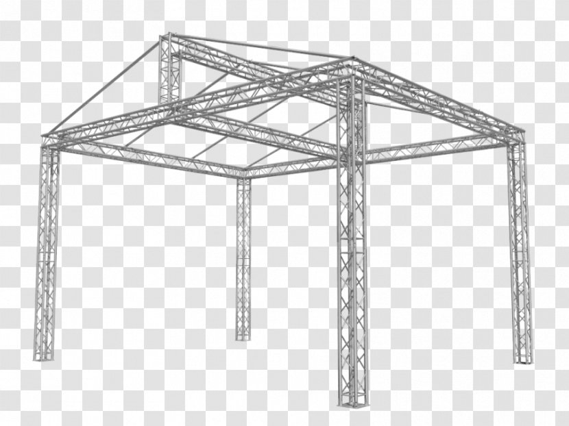 Timber Roof Truss Design Stage Lighting - Metal Transparent PNG