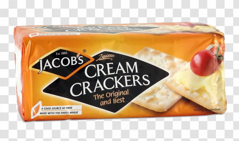 Jacob's Cream Cracker Ciabatta - Processed Cheese - Biscuit Transparent PNG