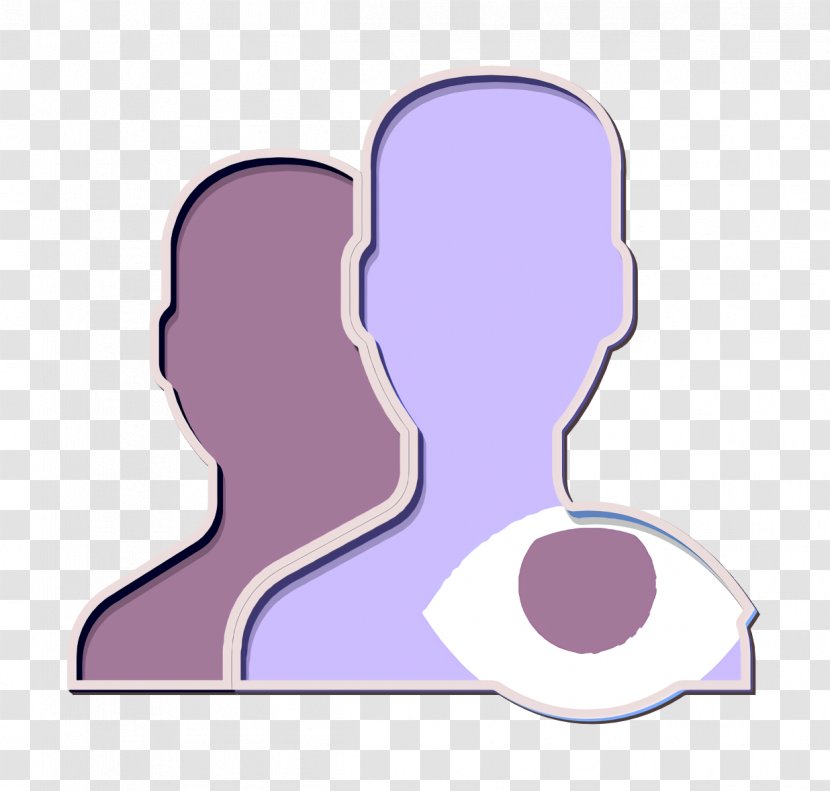 User Icon Interaction Assets - Lavender Purple Transparent PNG