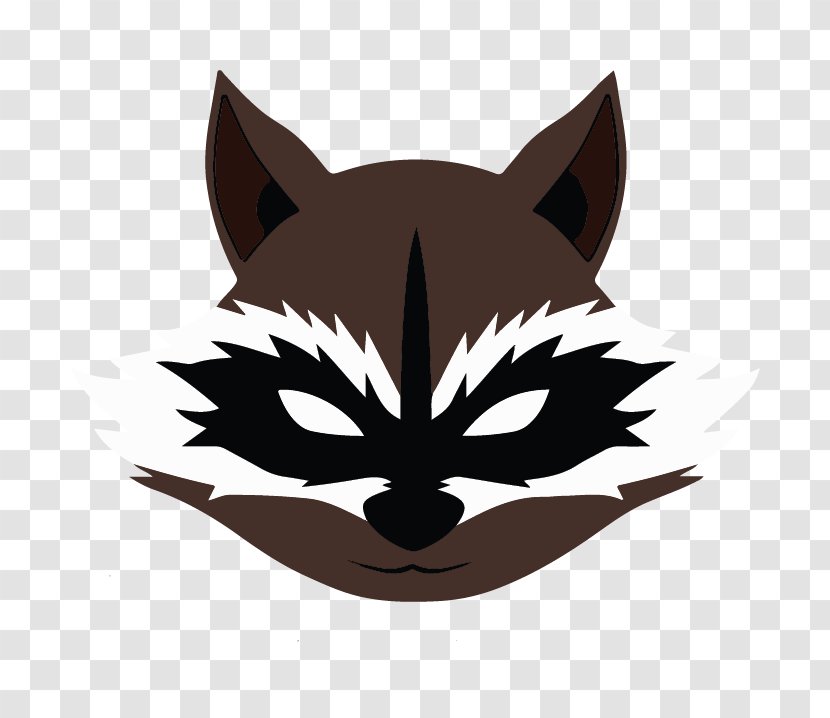Whiskers Rocket Raccoon T-shirt Cat - Carnivoran Transparent PNG