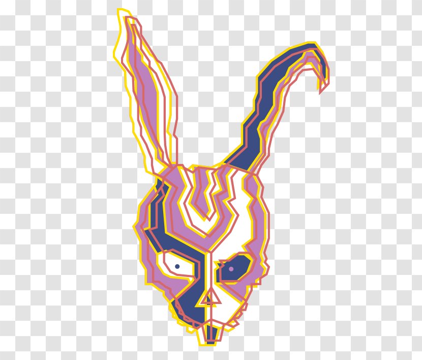 Mask Character Line Clip Art - Fiction - Mr Rabbit Transparent PNG