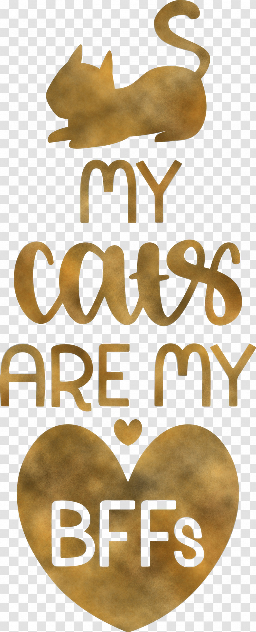 My Cats Are My Bffs Cat Transparent PNG