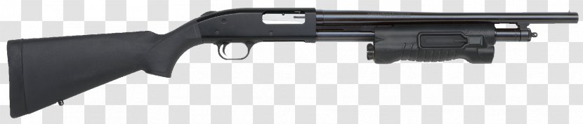 Mossberg 500 Pump Action 20-gauge Shotgun Firearm - Silhouette - Cartoon Transparent PNG