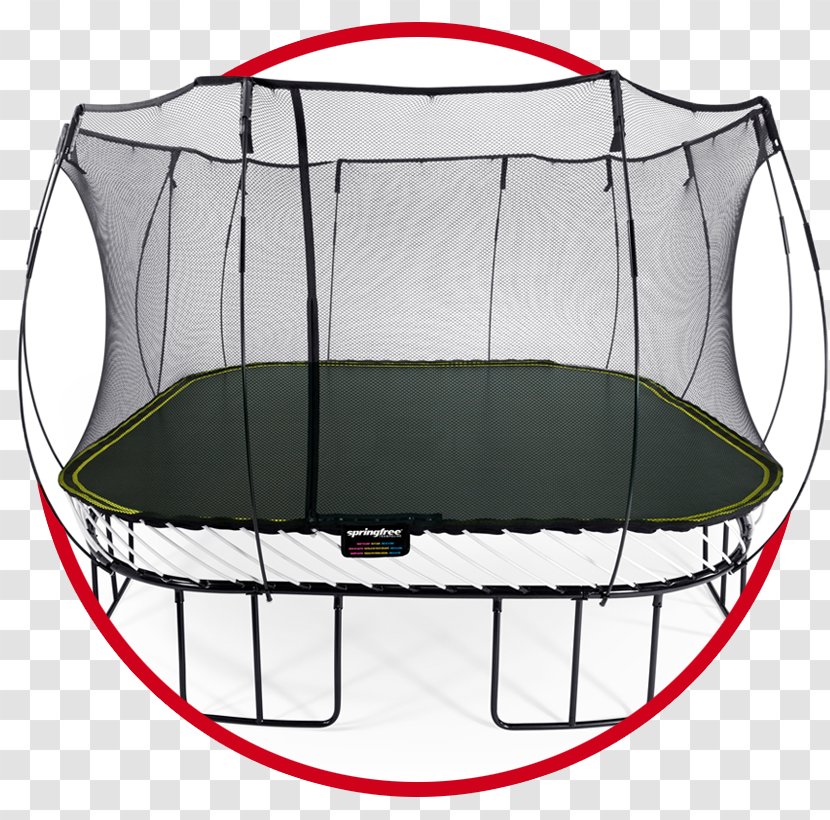 Springfree Trampoline Jumping Safety Net Enclosure Transparent PNG