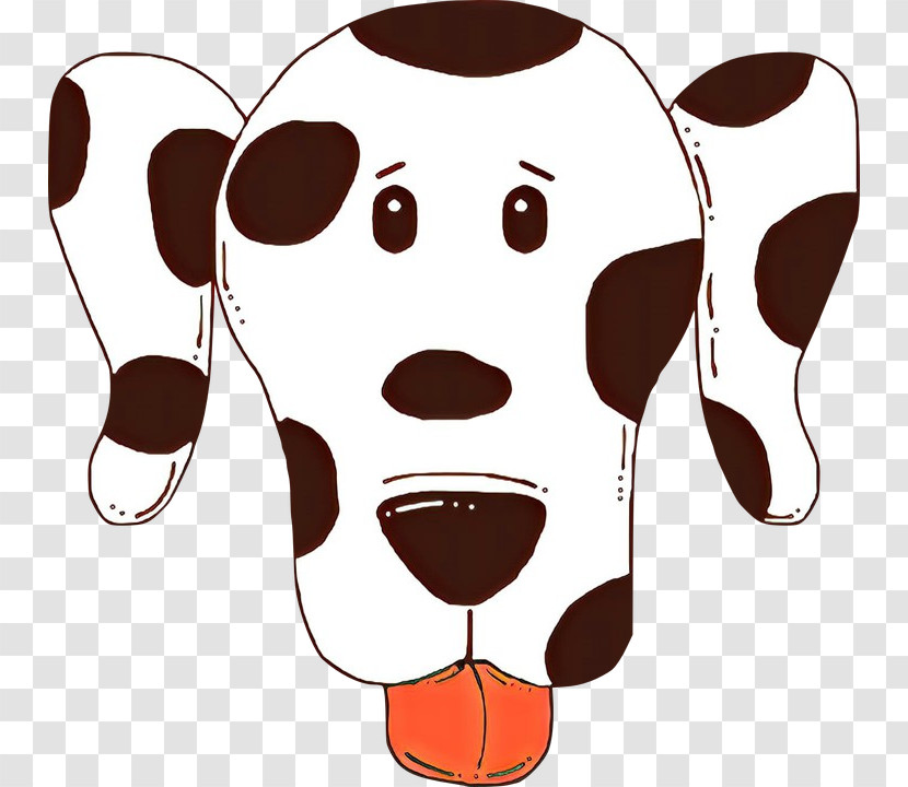 Nose Cartoon Dog Snout Dalmatian Transparent PNG