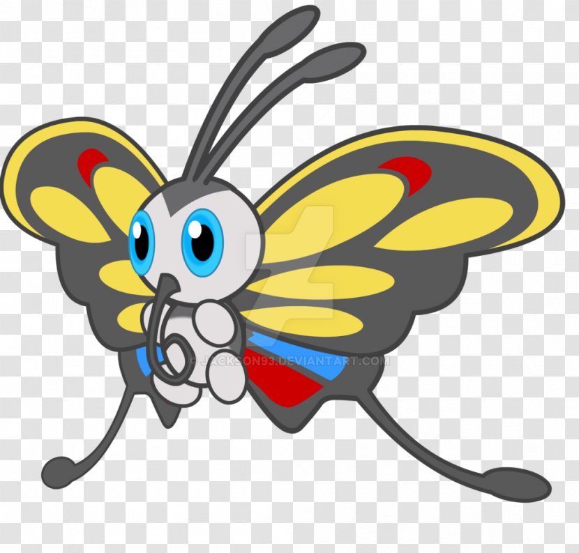 Brush-footed Butterflies Maractus Pokémon Butterfly Beautifly - Deviantart - Staryu Transparent PNG