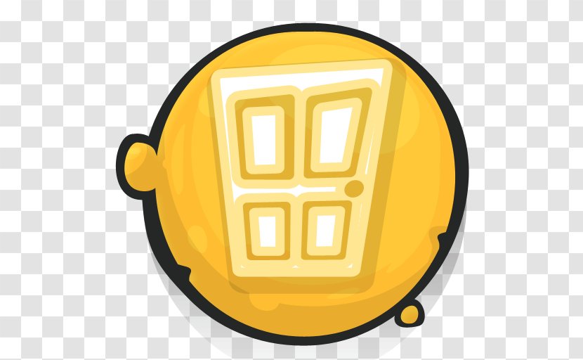 Download Computer Software - Web Button - Yellow Transparent PNG