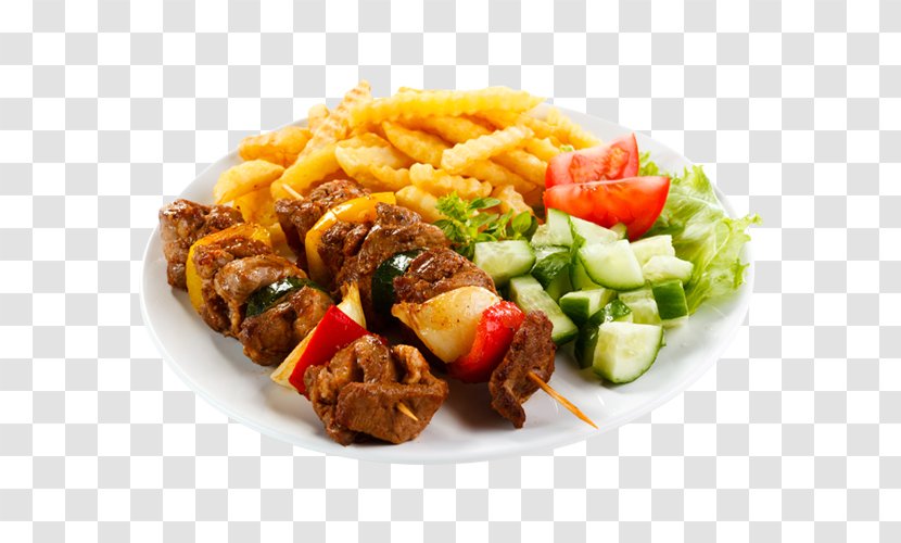 Kebab Pizza Street Food Souvlaki Barbecue - Garnish Transparent PNG