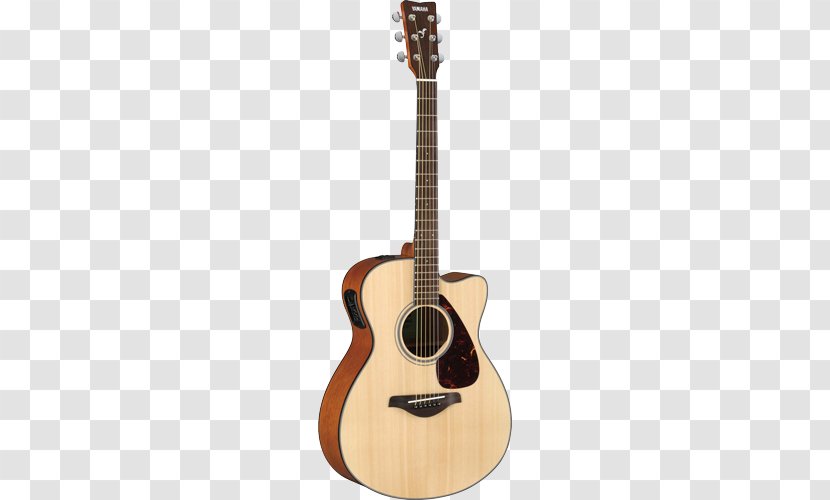 Yamaha FSX800C Acoustic-electric Guitar Cutaway Acoustic - Tree - Western Electric Sound System Transparent PNG