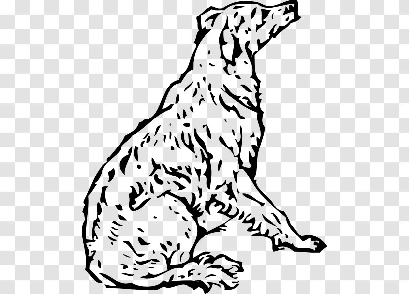 Dog Line Art Drawing Clip - Area - Of A Transparent PNG