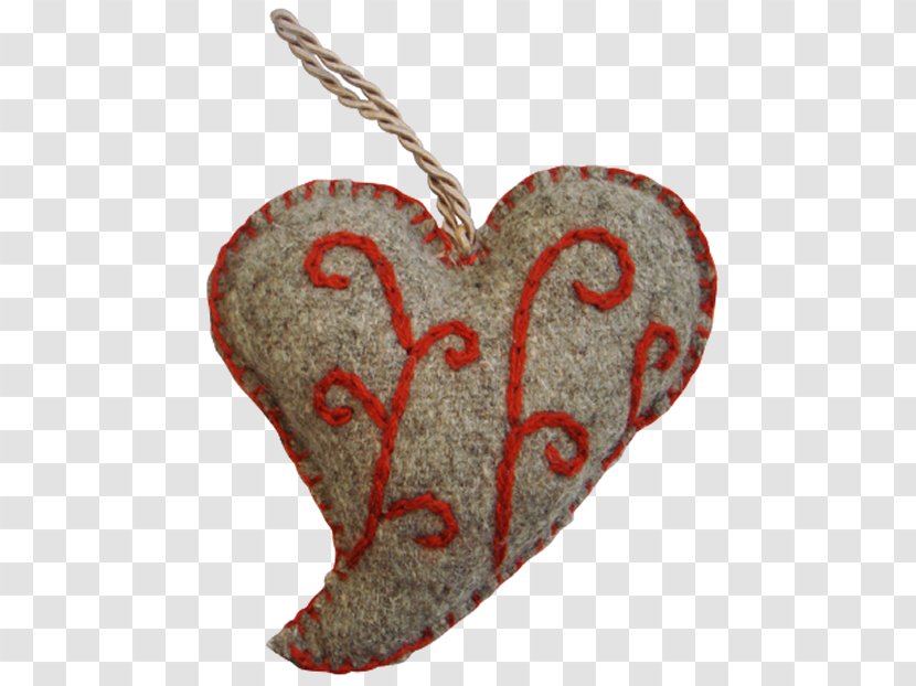 Christmas Ornament Heart Transparent PNG