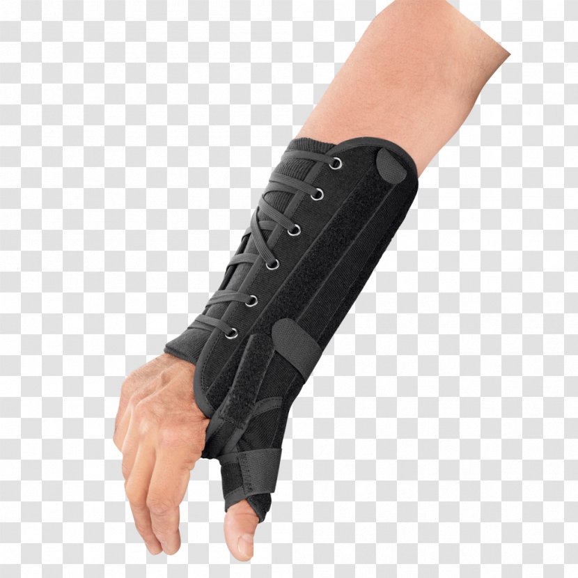 Spica Splint Wrist Thumb De Quervain Syndrome - Brace - Hand Transparent PNG