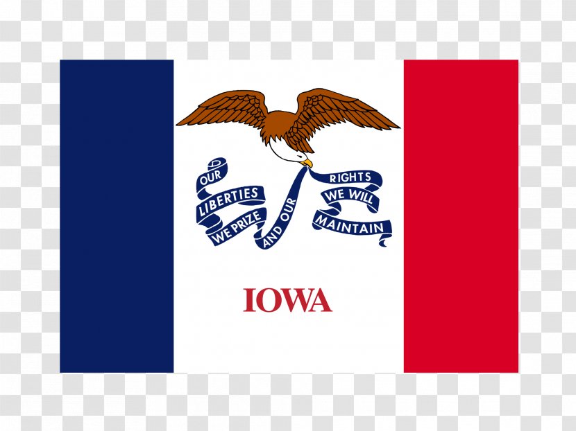 Flag Of Iowa The United States State Transparent PNG