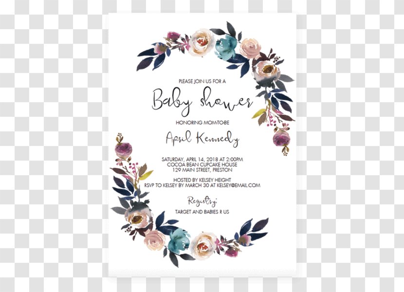 Wedding Invitation Baby Shower Boho-chic Bohemianism Diaper - Hair Accessory Transparent PNG