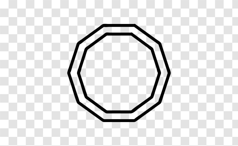 Nonagon Decagon Shape Polygon Angle Transparent PNG