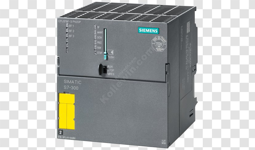 Simatic S7-300 Step 7 Central Processing Unit Siemens - Electronic Component - Processor Transparent PNG