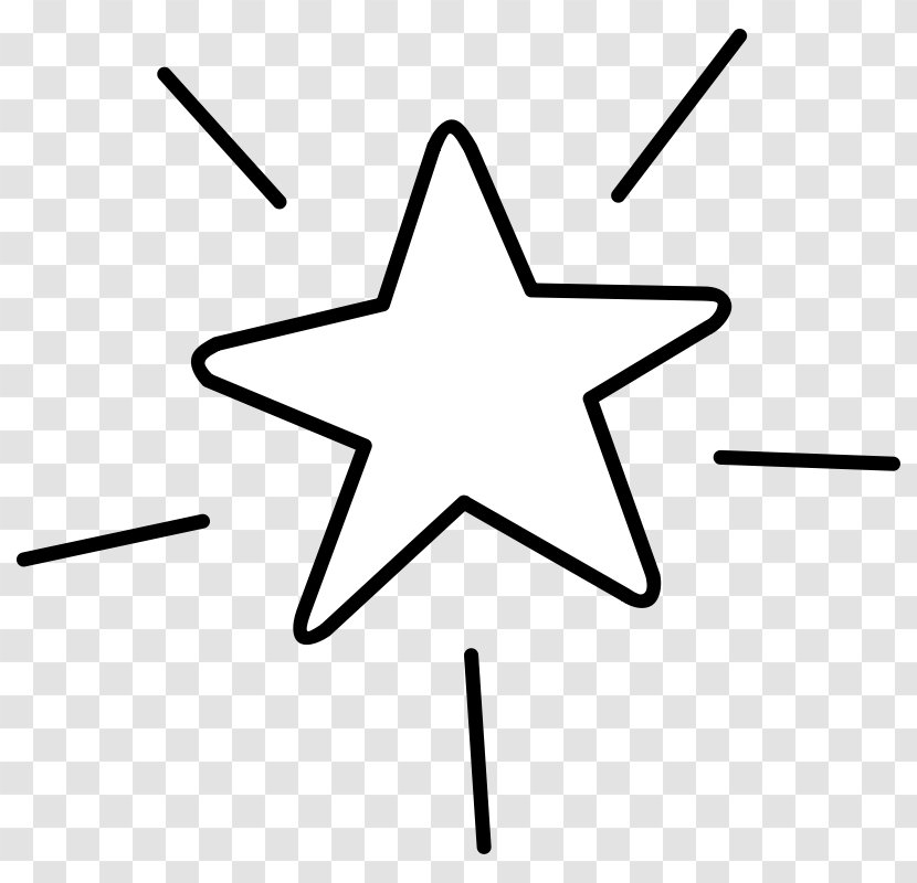 Star Drawing Clip Art - Scalable Vector Graphics - Line Transparent PNG
