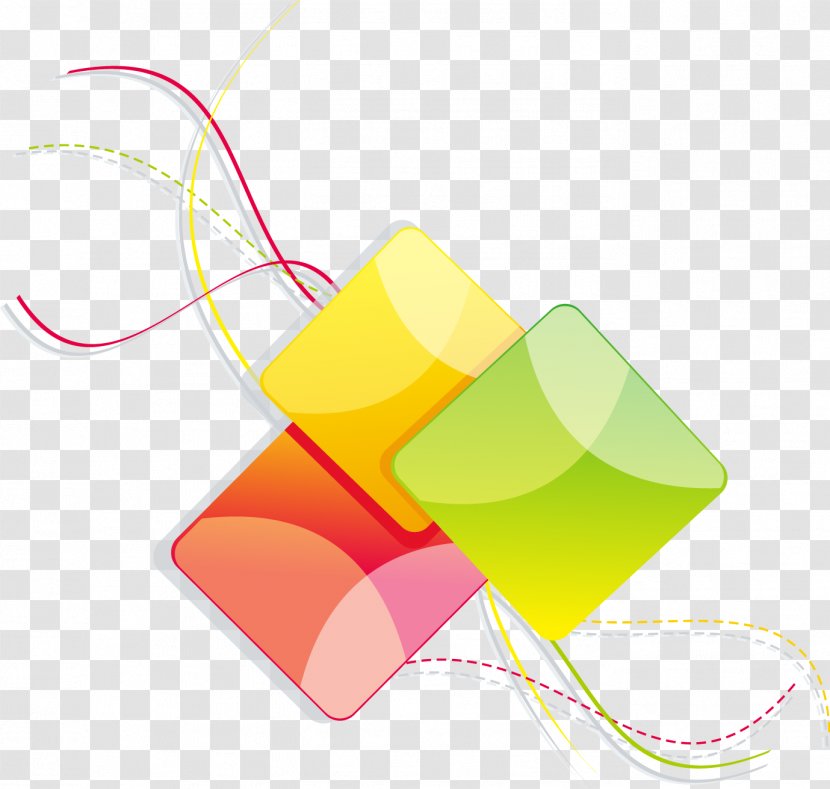 Line Geometry Icon - Shape - Colorful Abstract Lines Geometric Squares Transparent PNG