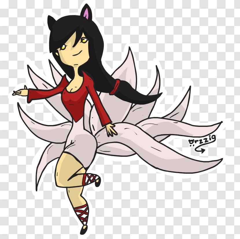 Legendary Creature Cartoon Supernatural Clip Art - Ahri Transparent PNG