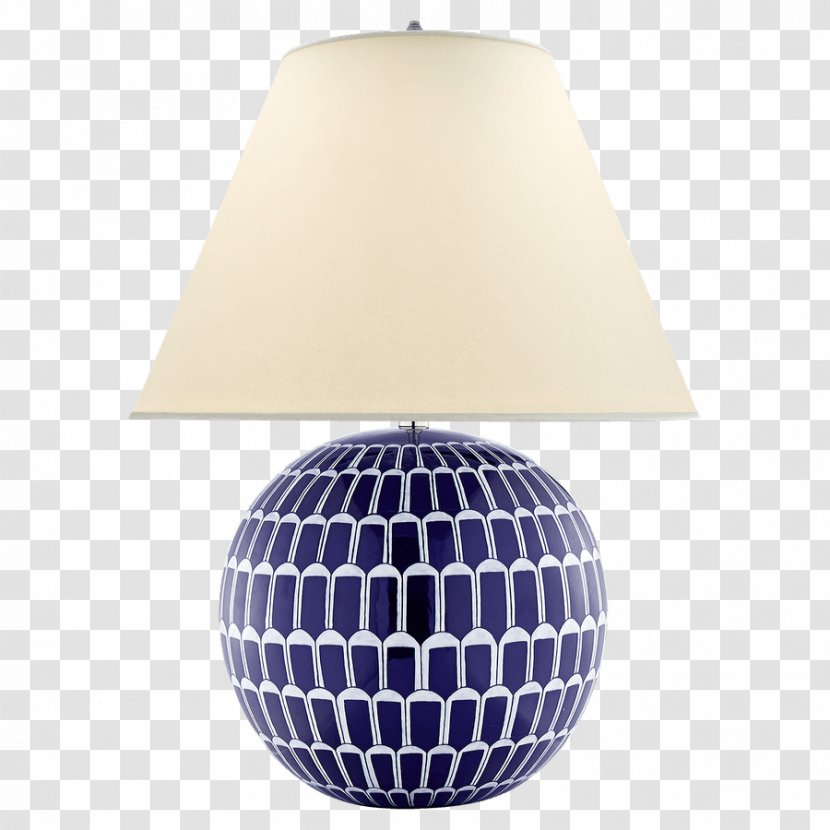Lamp Light Fixture Table Cobalt Blue - Furniture - And White Pottery Transparent PNG