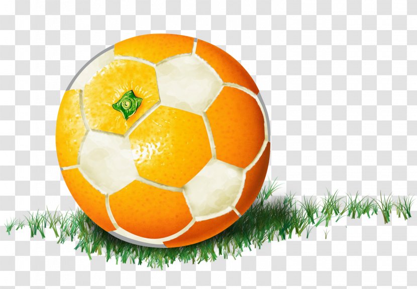 Football Creativity Orange - Designer - Creative Soccer Transparent PNG