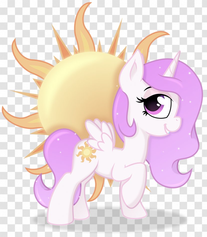 Sun And Pony - Purple - Mammal Transparent PNG