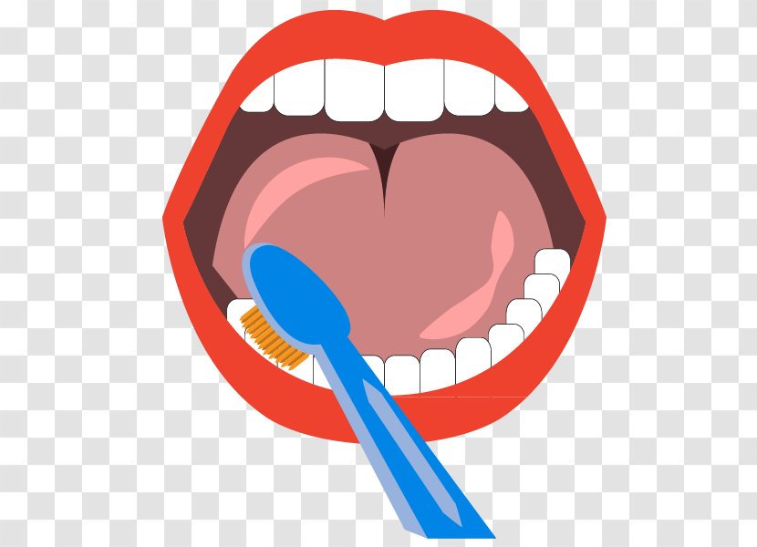Tooth Brushing Teeth Cleaning Mouth Euclidean Vector - Heart - To Transparent PNG