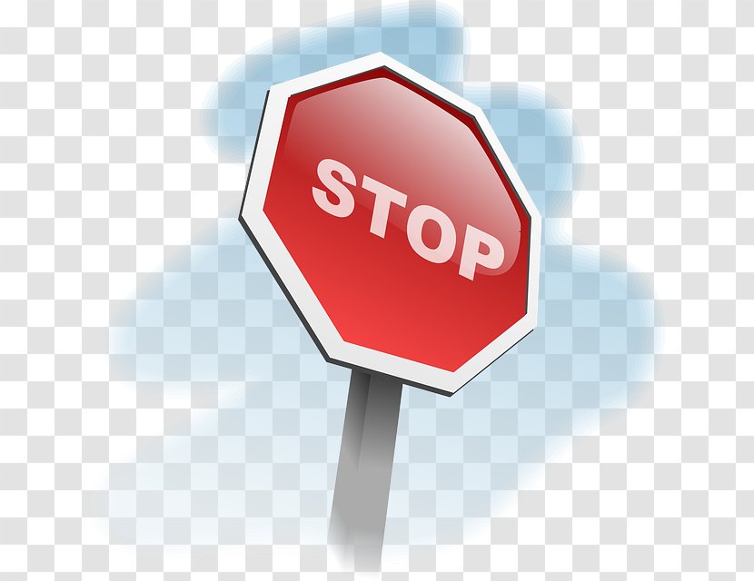 Stop Sign Traffic Cartoon Clip Art - Brand Transparent PNG