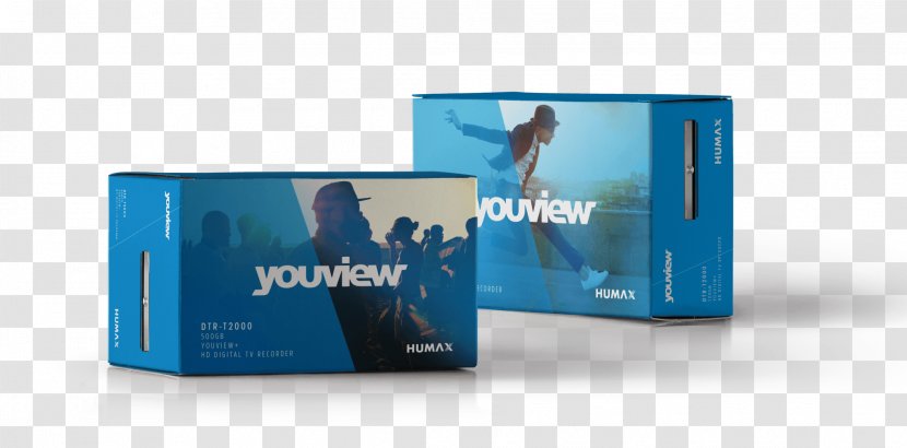 Brand Television YouView - Mass Media - Box Mockup Transparent PNG