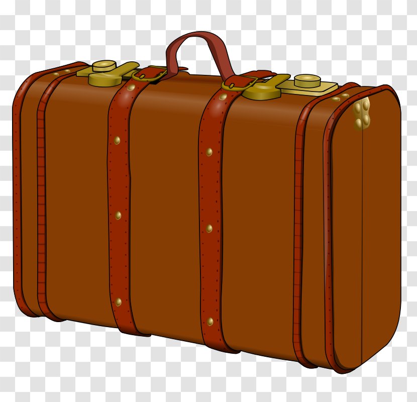 Suitcase Baggage Clip Art - Old Fashioned Pictures Transparent PNG