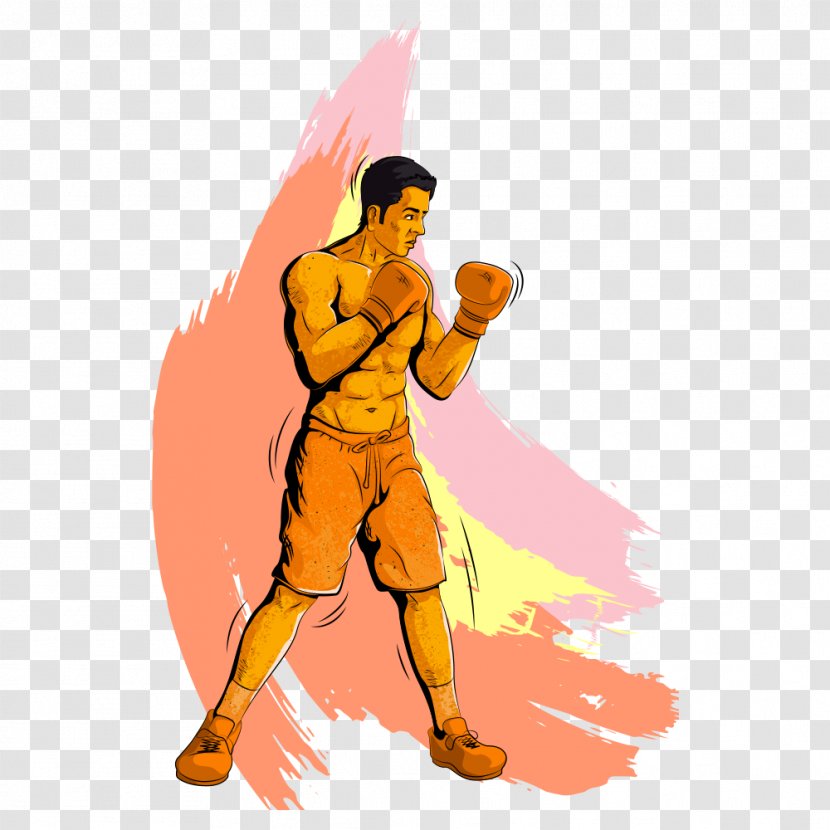 Sport Kickboxing Illustration - Frame - Boxing Transparent PNG