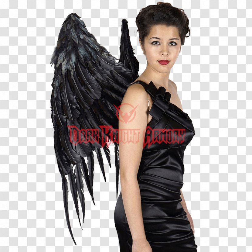 Maleficent Feather Shoulder YouTube Wig Transparent PNG