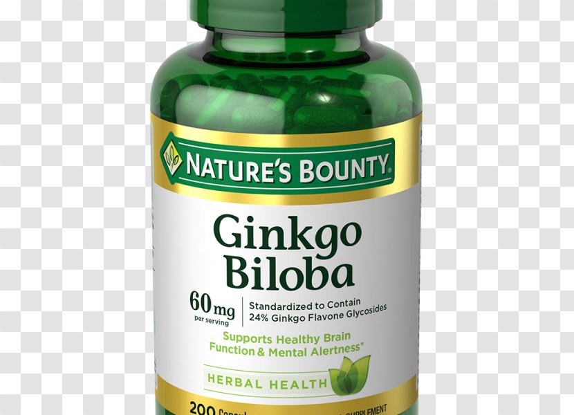 Dietary Supplement Milk Thistle NBTY Capsule - Silibinin - Ginkgo-biloba Transparent PNG