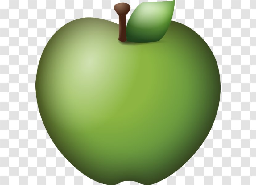 Apple Color Emoji IPhone - Green - GREEN APPLE Transparent PNG