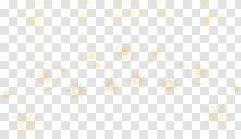 White Pattern - Yellow - Vector Christmas Lights Decoration Transparent PNG