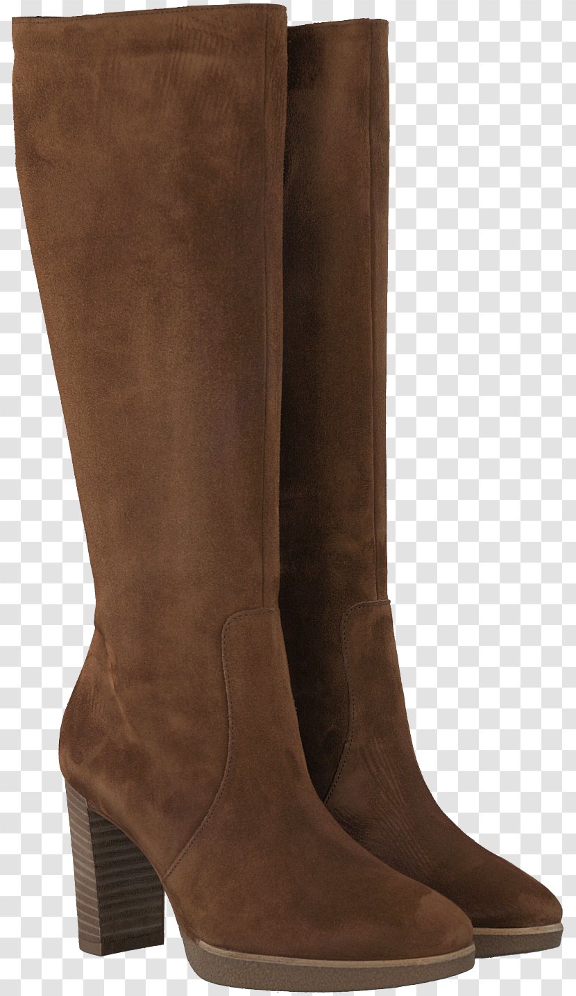 Riding Boot Suede Footwear Shoe - Cognac Transparent PNG