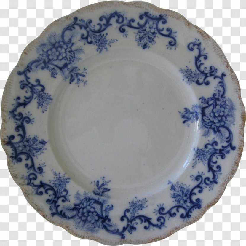 Plate Ceramic Platter Blue And White Pottery Saucer - Porcelain - Different Color Transparent PNG