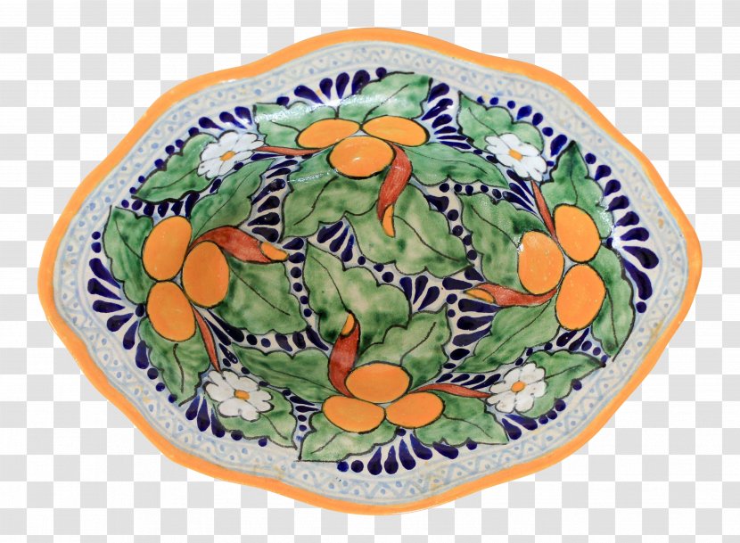 Plate Platter Bowl Ceramic Tableware - Stoneware - Study Frame Talavera Pottery Transparent PNG