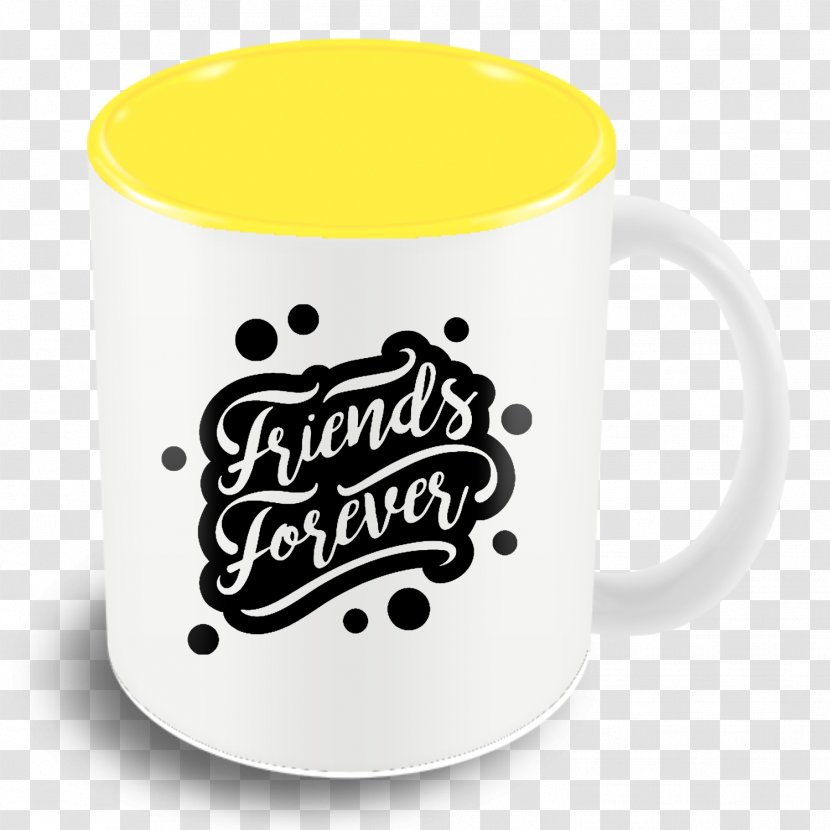 Friendship Day Text - Drinkware - Coffee Decoration Transparent PNG