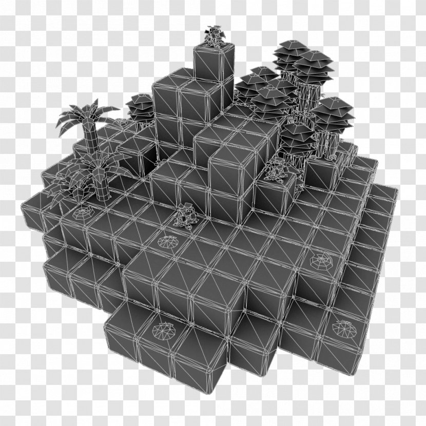 Low Poly CGTrader 3D Computer Graphics Augmented Reality Cube World - Building - 3d Model Home Transparent PNG