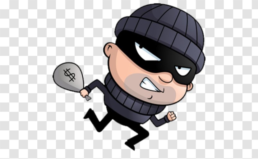 Clip Art Bank Robbery Theft Burglary - Fictional Character - Thief Clipart Transparent PNG
