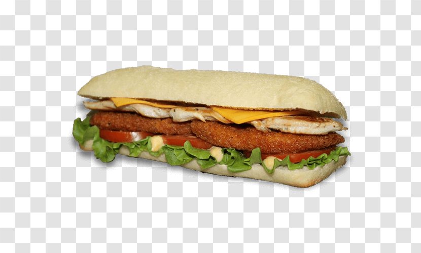 Fast Food Hamburger Breakfast Sandwich Ciabatta - Ham And Cheese - Sandwiches Transparent PNG