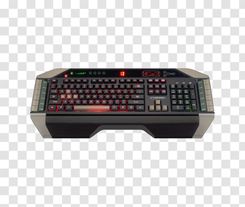 Computer Keyboard Mouse Macintosh Mad Catz C.Y.B.O.R.G. V.7 - Pc Game Transparent PNG