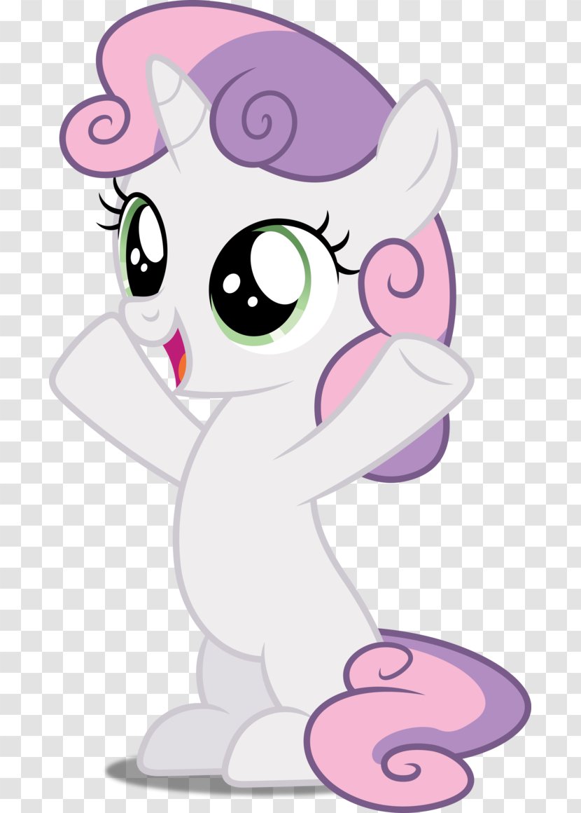 Sweetie Belle Pony Rarity Applejack Equestria - Silhouette Transparent PNG