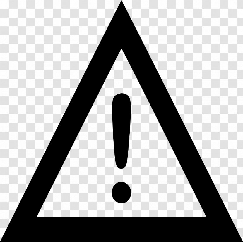 Warning Sign Symbol Information - Symmetry Transparent PNG